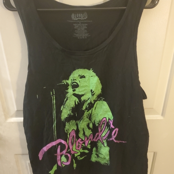 Hot Topic Tops - BLONDIE/DEBBIE HARRY TANK TOP-UNISEX LG.~AWESOME GRAPHIC